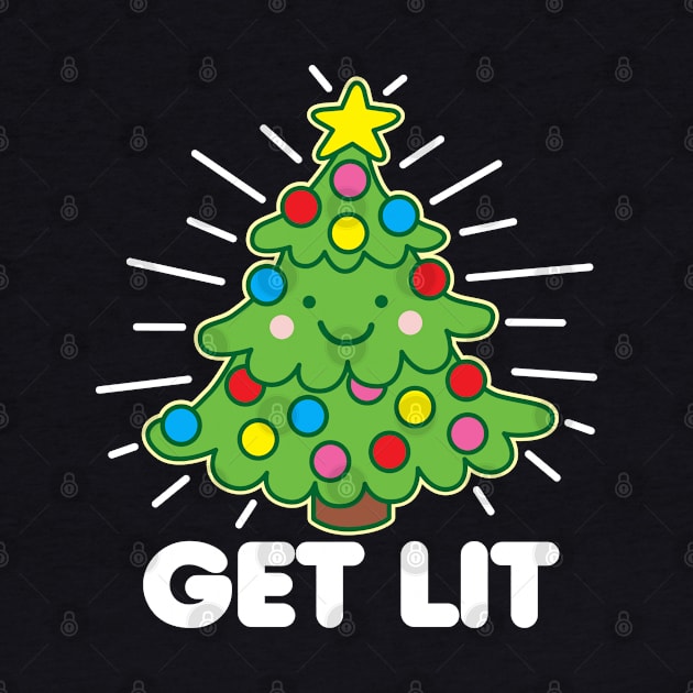 Get Lit Christmas Tree by DetourShirts